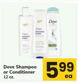 ACME Dove Shampoo or Conditioner offer