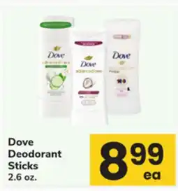 ACME Dove Deodorant Sticks offer