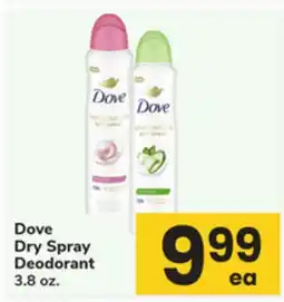 ACME Dove Dry Spray Deodorant offer