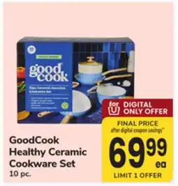 ACME GoodCook Healthy Ceramic Cookware Set offer