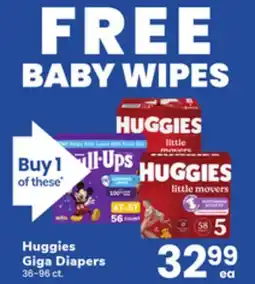 ACME Huggies Giga Diapers offer