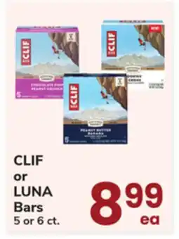 ACME CLIF or LUNA Bars offer
