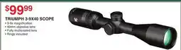 Dunham's Sports TRIUMPH 3-9X40 SCOPE offer