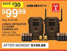 Dunham's Sports 2-PACK MITIGATOR 3.0 GAME CAMERA KIT offer