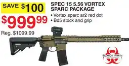 Dunham's Sports SPEC 15 5.56 VORTEX SPARC PACKAGE offer
