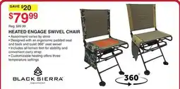 Dunham's Sports HEATED ENGAGE SWIVEL CHAIR offer