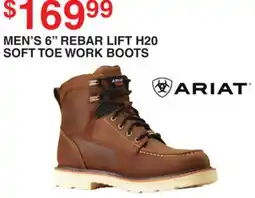 Dunham's Sports MEN'S 6 REBAR LIFT H20 SOFT TOE WORK BOOTS offer