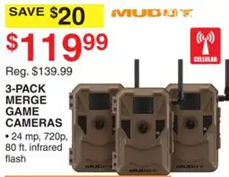 Dunham's Sports 3-PACK MERGE GAME CAMERAS offer