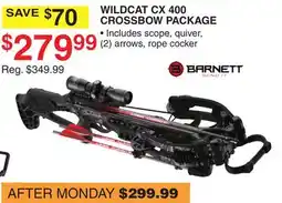 Dunham's Sports WILDCAT CX 400 CROSSBOW PACKAGE offer