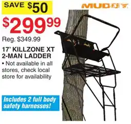 Dunham's Sports 17' KILLZONE XT 2-MAN LADDER offer
