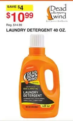 Dunham's Sports LAUNDRY DETERGENT offer