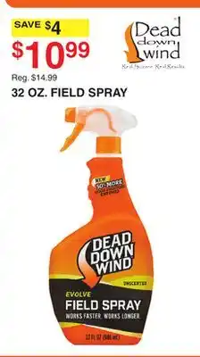 Dunham's Sports 32 OZ. FIELD SPRAY offer