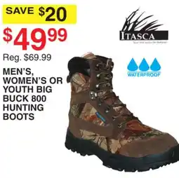 Dunham's Sports MEN'S, WOMEN'S OR YOUTH BIG BUCK 800 HUNTING BOOTS offer