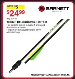 Dunham's Sports BARNETT THUMP DE-COOKING SYSTEM offer