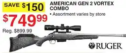 Dunham's Sports RUGER AMERICAN GEN 2 VORTEX COMBO offer
