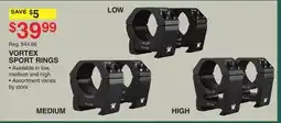 Dunham's Sports VORTEX OPTICAL RINGS offer