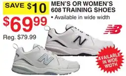 Dunham's Sports MEN'S OR WOMEN'S 608 TRAINING SHOES offer
