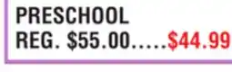 Dunham's Sports PRESCHOOL offer