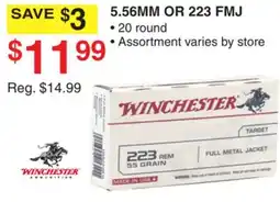 Dunham's Sports WINCHESTER 5.56MM OR 223 FMJ offer