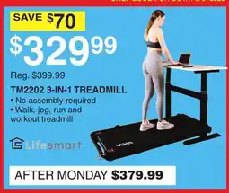 Dunham's Sports TM2202 3-IN-1 TREADMILL offer