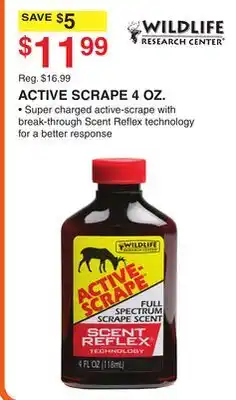 Dunham's Sports ACTIVE SCRAPE 4 OZ offer