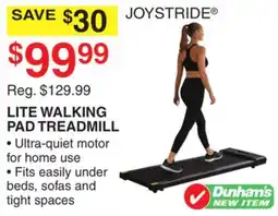 Dunham's Sports LITE WALKING PAD TREADMILL offer