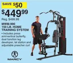 Dunham's Sports MARCY MWM-990 150 LB. HOME TRAINING SYSTEM offer