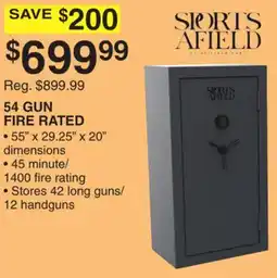 Dunham's Sports 54 GUN FIRE RATED offer