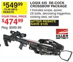 Dunham's Sports LOGIX 435 DE-COCK CROSSBOW PACKAGE offer
