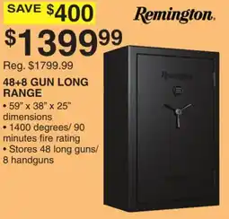 Dunham's Sports REMINGTON 48+8 GUN LONG RANGE offer