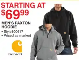 Dunham's Sports CARHARTT MEN'S PAXTON HOODIE offer