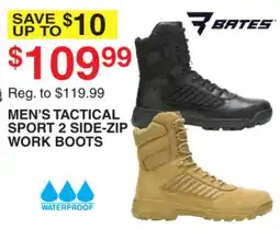 Dunham's Sports MEN'S TACTICAL SPORT 2 SIDE-ZIP WORK BOOTS offer