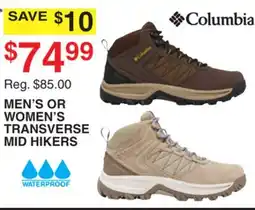 Dunham's Sports MEN'S OR WOMEN'S TRANSVERSE MID HIKERS offer