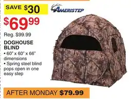 Dunham's Sports DOGHOUSE BLIND offer