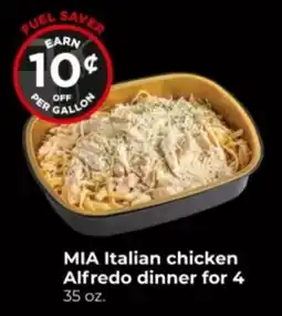 Hy-Vee Mia italian chicken alfredo dinner offer