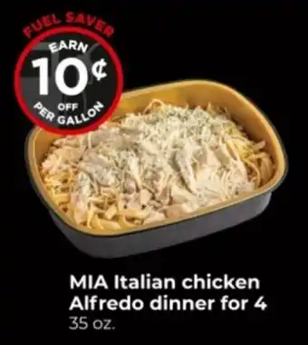 Mia italian chicken alfredo dinner