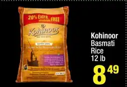 Super King Markets Kohinoor Basmati Rice 12 lb offer
