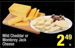 Super King Markets Mild Cheddar or Monterey Jack Cheese offer