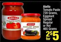 Super King Markets Aiello Tomato Paste / Eggplant Spread offer