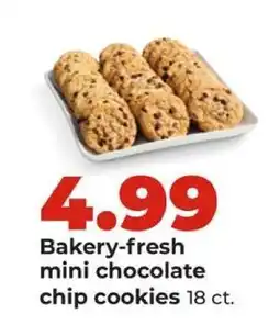 Hy-Vee Bakery-fresh mini chocolate chip cookies offer
