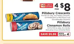 ShopRite Pillsbury Crescents & Cinnamon Rolls offer