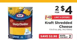 ShopRite Kraft Shredded Cheese offer