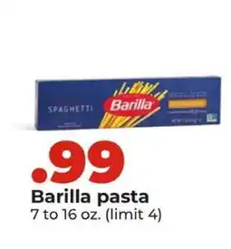 Hy-Vee Barilla Pasta offer