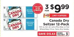 ShopRite Canada Dry Seltzer 12-Pack offer