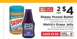 ShopRite Skippy Peanut Butter / Welch’s Grape Jelly offer