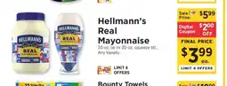 ShopRite Hellmann's Real Mayonnaise offer