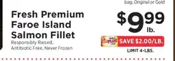 ShopRite Fresh Premium Faroe Island Salmon Fillet offer