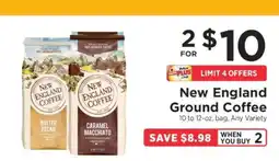 ShopRite New England Ground Coffee offer