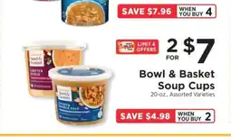 ShopRite Bowl & Basket Soup Cups offer