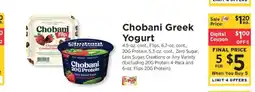 ShopRite Chobani Greek Yogurt offer